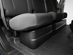 GearBox Under Seat Storage Box; Black (15-23 F-150 SuperCab)
