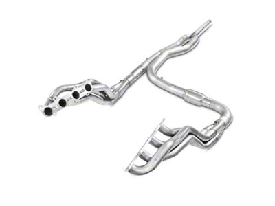 Stainless Works 1-3/4-Inch Headers with Catted Y-Pipe; Factory Connect (11-14 5.0L F-150)