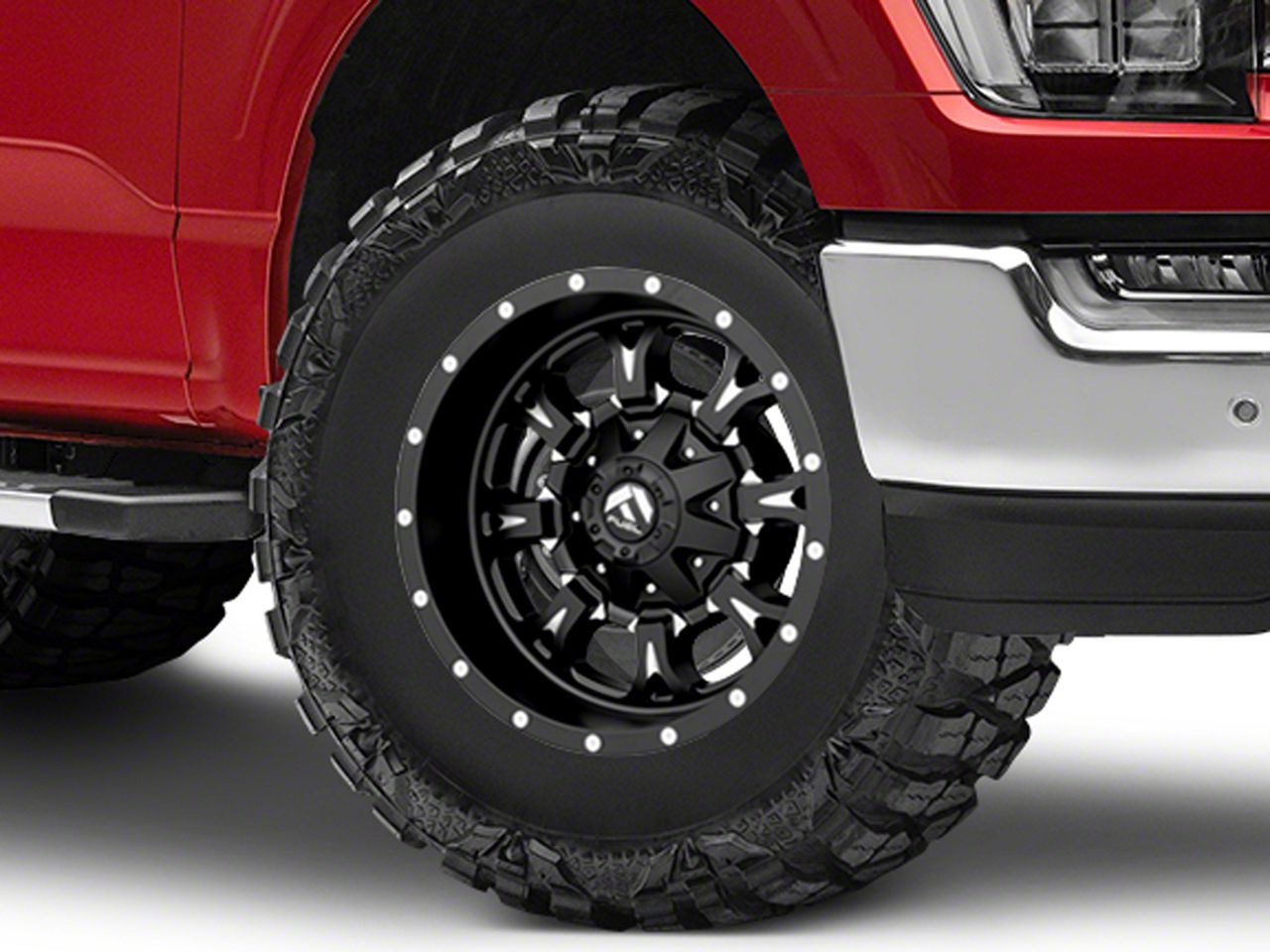 Fuel Wheels F150 Krank Matte Black Milled 6Lug Wheel; 17x9; 12mm