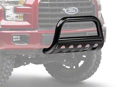 Barricade 3-Inch Bull Bar with Skid Plate; Gloss Black (04-23 F-150, Excluding EcoBoost & Raptor)