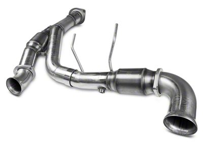 Kooks 3-Inch GREEN Catted Y-Pipe (11-14 5.0L F-150 w/ Long Tube Headers)