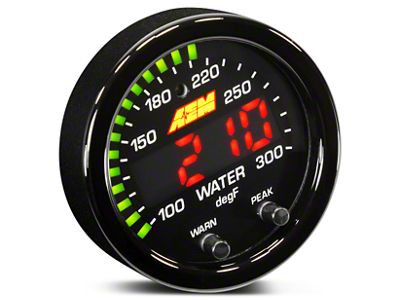 AEM Electronics X-Series Temperature Gauge; Electrical (Universal; Some Adaptation May Be Required)