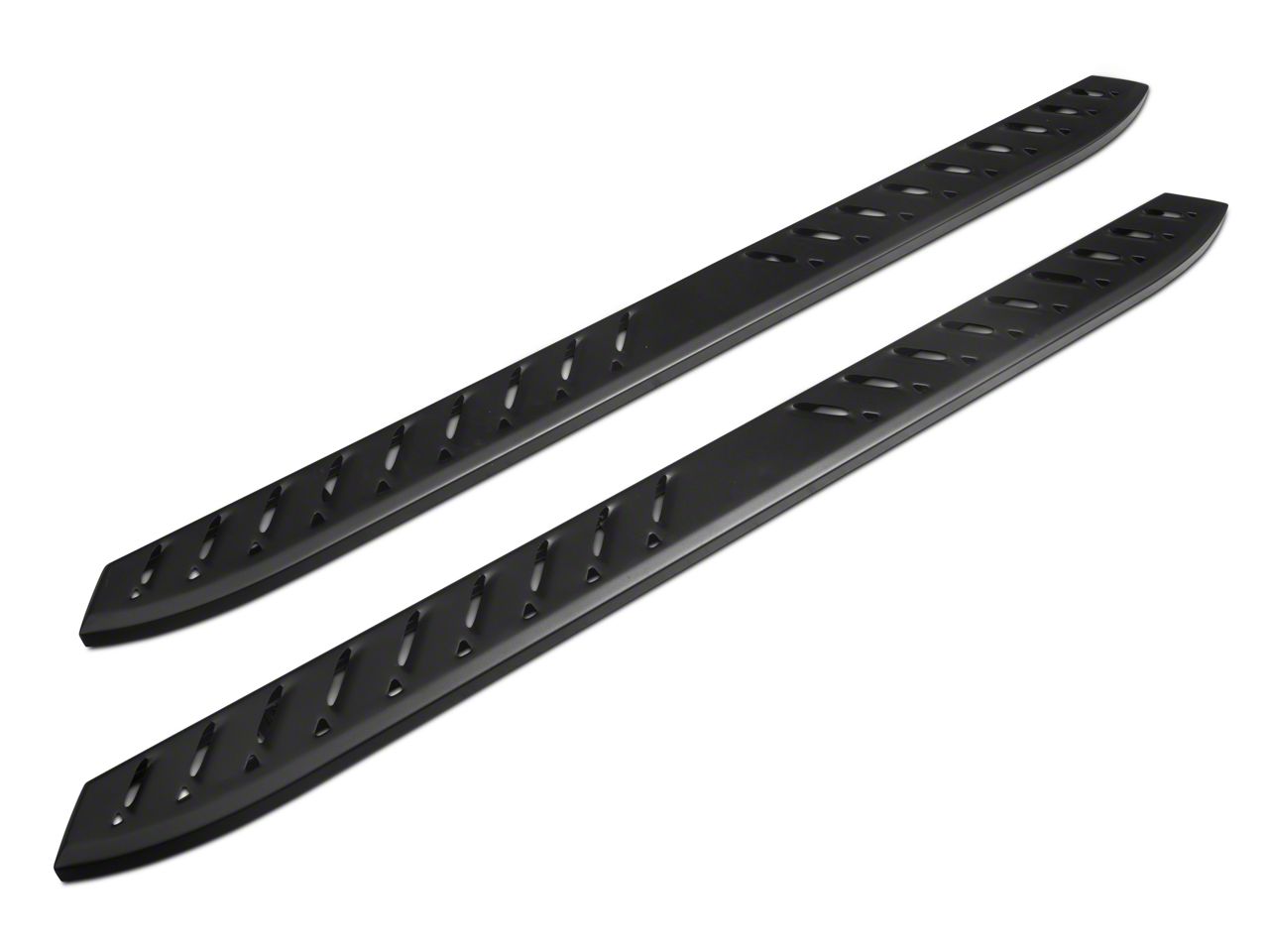 F-350 Super Duty Shark Running Boards; Black (17-22 F-350 Super Duty ...