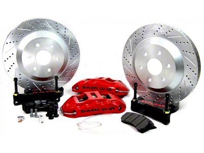 Baer Extreme Front Big Brake Kit; Red Calipers (09-13 F-150)