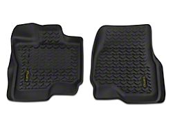 Barricade Front Floor Mats; Black (15-23 F-150)