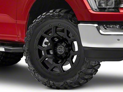 Black Rhino Overland Matte Black 6-Lug Wheel; 20x9.5; 6mm Offset (21-23 F-150)