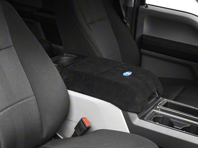 RedRock Center Console Cover with Ford Oval Logo (15-20 F-150 w/ Front Bucket Seats)