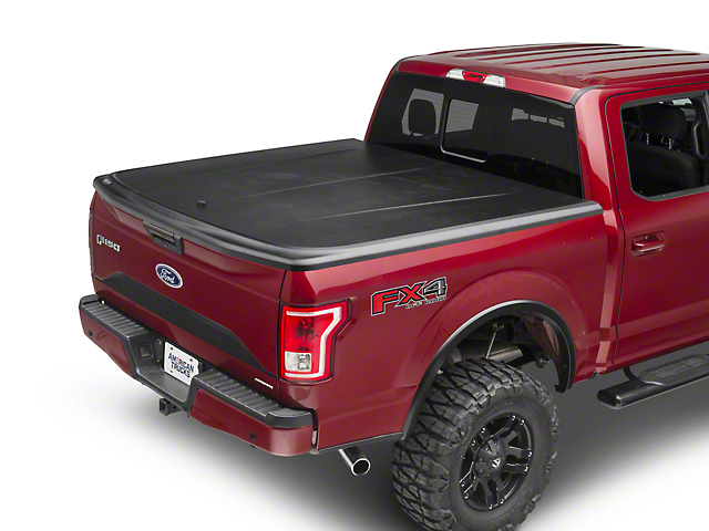UnderCover SE Hinged Tonneau Cover; Black Textured (15-20 F-150 w/ 5-1/2-Foot & 6-1/2-Foot Bed)