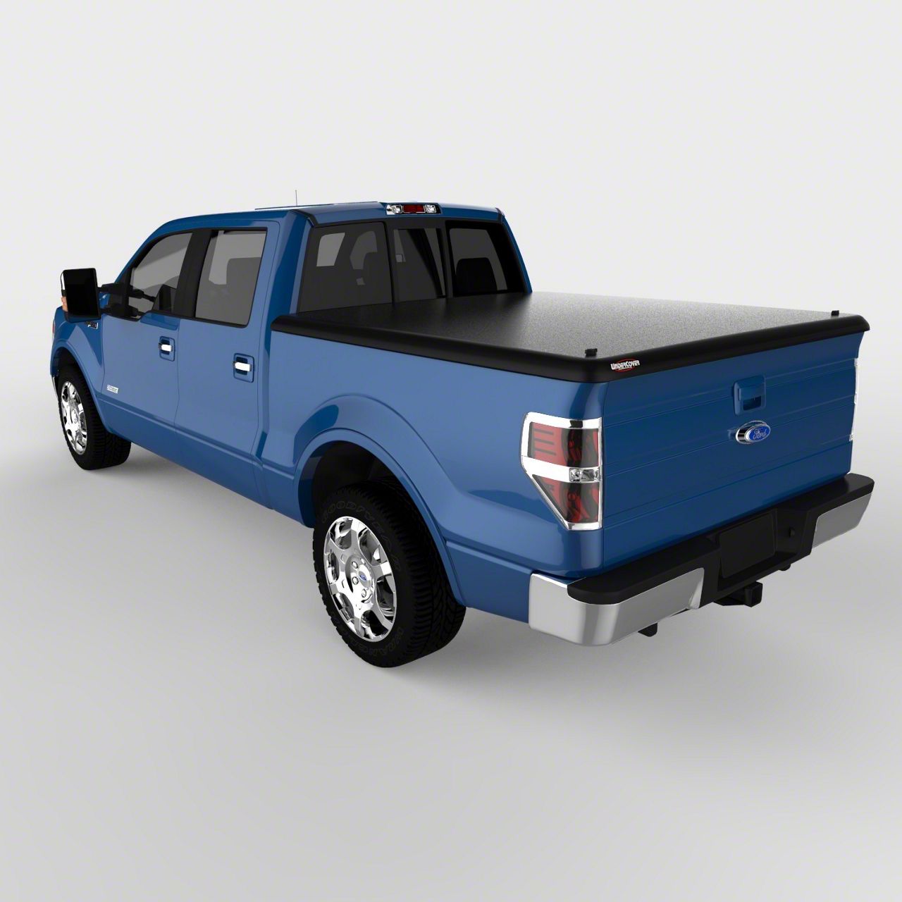 UnderCover Classic Hinged Tonneau Cover; Black Textured (09-14 F-150 Styleside w/ 5-1/2-Foot & 6-1/2-Foot Bed)