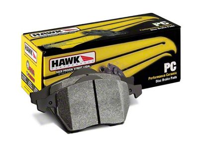 Hawk Performance Ceramic Brake Pads; Rear Pair (12-14 F-150; 15-20 F-150 w/ Manual Parking Brake)