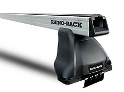 Rhino-Rack Heavy Duty 2500 1-Bar Roof Rack; Silver (15-23 F-150 SuperCrew)