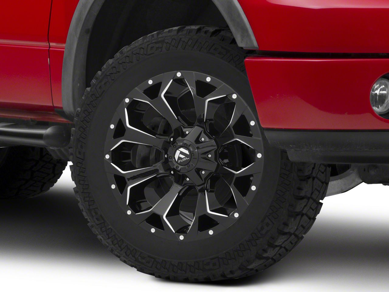 Fuel Wheels F150 Assault Gloss Black 6Lug Wheel 20x10; 18mm Offset