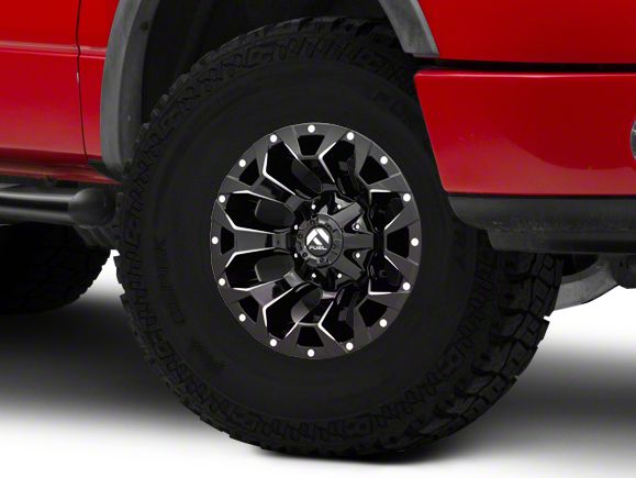 Fuel Wheels F 150 Assault Gloss Black Milled 6 Lug Wheel 17x9 12mm Offset D57617909845 04 08 5287