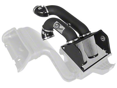 AFE Magnum FORCE Stage-2 XP Cold Air Intake with Pro DRY S Filter; Black (17-20 3.5L EcoBoost F-150, Excluding Raptor)