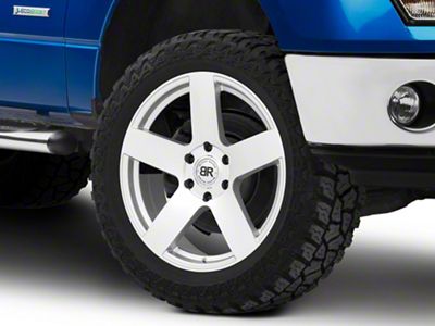 Black Rhino Everest Silver 6-Lug Wheel; 24x10; 35mm Offset (09-14 F-150)