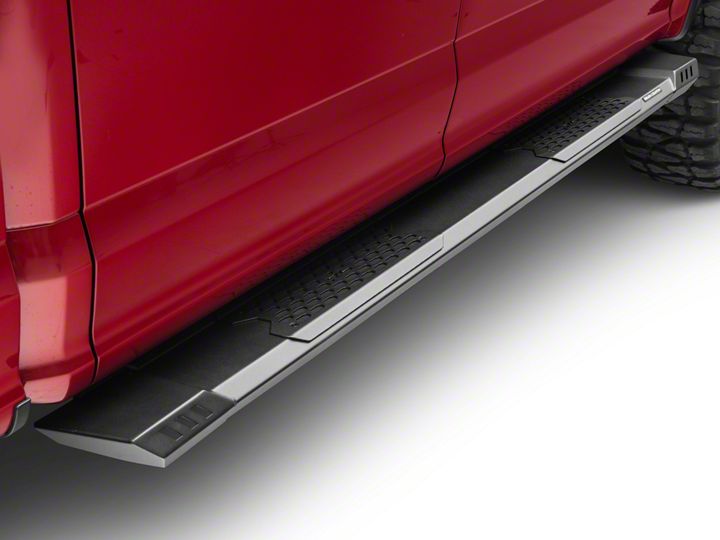 How to Install Rough Country Cab Length HD2 Running Boards Black (15