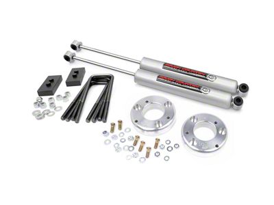 Rough Country 2-Inch Front Leveling Kit with Premium N3 Shocks (09-13 4WD F-150, Excluding Raptor)