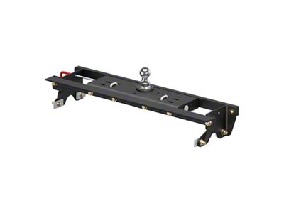 Double Lock Gooseneck Trailer Hitch with Installation Brackets (15-20 F-150, Excluding Raptor)