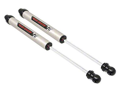 Rough Country V2 Monotube Rear Shocks for 0 to 3.50-Inch Lift (09-23 2WD/4WD F-150; 10-18 F-150 Raptor)