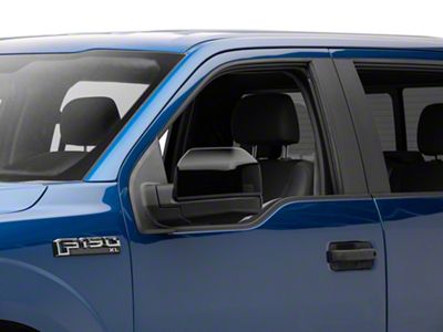 Mirror Covers; Black (15-20 F-150 w/o Towing Mirrors)