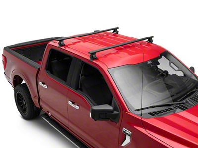Traveler Cross Bar Roof Rack; Black; 60-Inch (15-23 F-150)