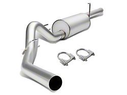 Single Exhaust System with Polished Tip; Side Exit (10-14 6.2L F-150)