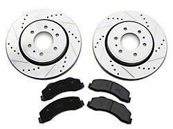 C&L Super Sport HD Brake Rotor and Pad Kit; Front (10-20 F-150)