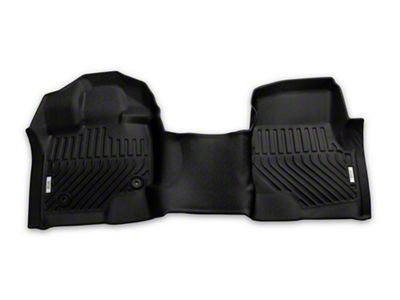 Proven Ground Precision Molded Front Over the Hump Floor Liners; Black (15-23 F-150 SuperCab, SuperCrew)