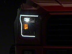 Morimoto XB Hybrid LED Headlights; Black Housing; Smoked Lens (15-17 F-150 w/ Factory Halogen Headlights)