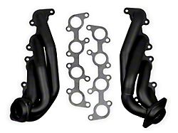 Flowtech 1-5/8-Inch Shorty Headers; Black Painted (11-17 5.0L F-150)