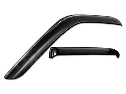Tape-Onz Sidewind Deflectors; Front and Rear; Smoke (99-03 F-150 SuperCab)