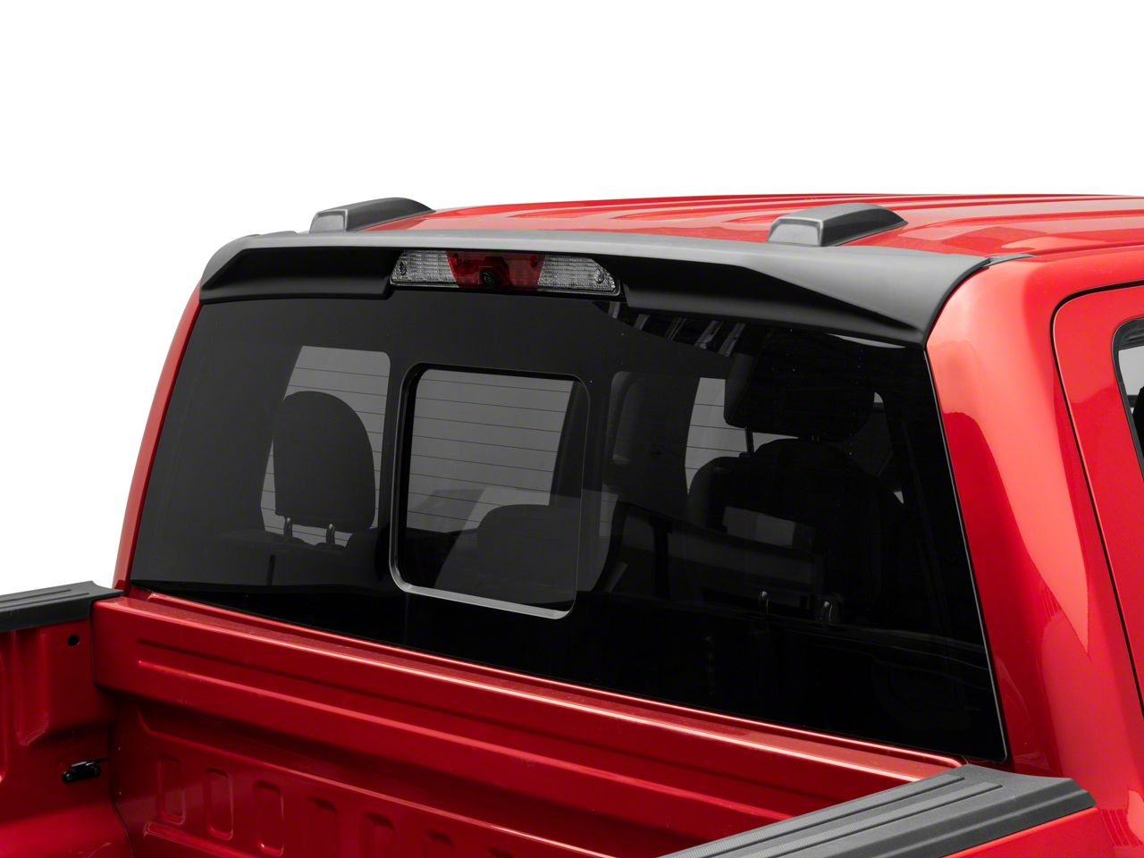 Air Design F-150 Cab Spoiler; Satin Black FO31A04 (21-23 F-150) - Free ...