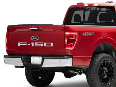 Putco Stainless Steel Tailgate Insert Letters (21-23 F-150 w/o Tailgate Applique)