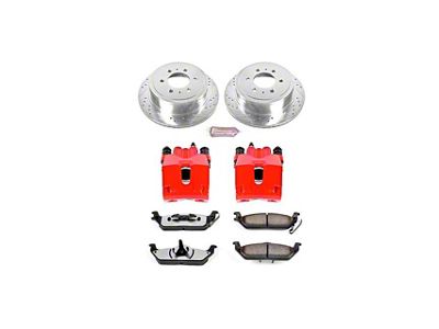 PowerStop Z36 Extreme Truck and Tow 6-Lug Brake Rotor, Pad and Caliper Kit; Rear (04-11 2WD/4WD F-150)