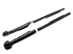 Bushwacker Trail Armor Rocker Panels; Matte Black (21-23 F-150 SuperCab)