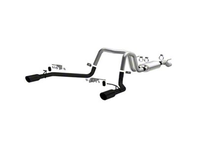 Magnaflow Street Series Dual Exhaust System with Black Tips; Rear Exit (21-23 5.0L F-150, Excluding Tremor)