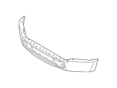 Ford Front Bumper with Fog Light Openings; Unpainted (18-20 F-150, Excluding Raptor)