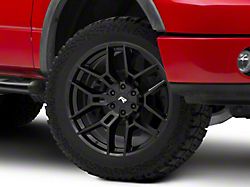 Rovos Wheels Ceres Satin Black 6-Lug Wheel; 22x9.5; 12mm Offset (04-08 F-150)