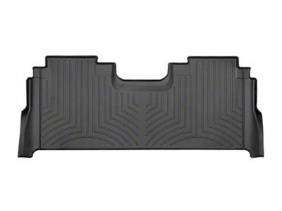 Weathertech DigitalFit Rear Floor Liner; Black (21-23 F-150 SuperCrew w/ Front Bucket Seats & Rear Underseat Storage)