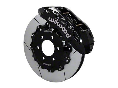 Wilwood Tactical Extreme TX6R Front Big Brake Kit with 15.50-Inch Slotted Rotors; Black Calipers (17-19 F-150 Raptor)