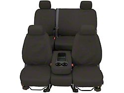 Covercraft Seat Saver Waterproof Polyester Custom Front Row Seat Covers; Gray (19-22 F-350 Super Duty w/ Bench Seat)