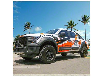 Air Design Dakar Style Off-Road Styling Kit with Fender Vents; Satin Black (15-17 F-150 SuperCrew, Excluding Raptor)