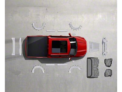 Air Design Dakar Style Off-Road Styling Kit with Fender Vents; Unpainted (15-17 F-150 SuperCrew, Excluding Raptor)