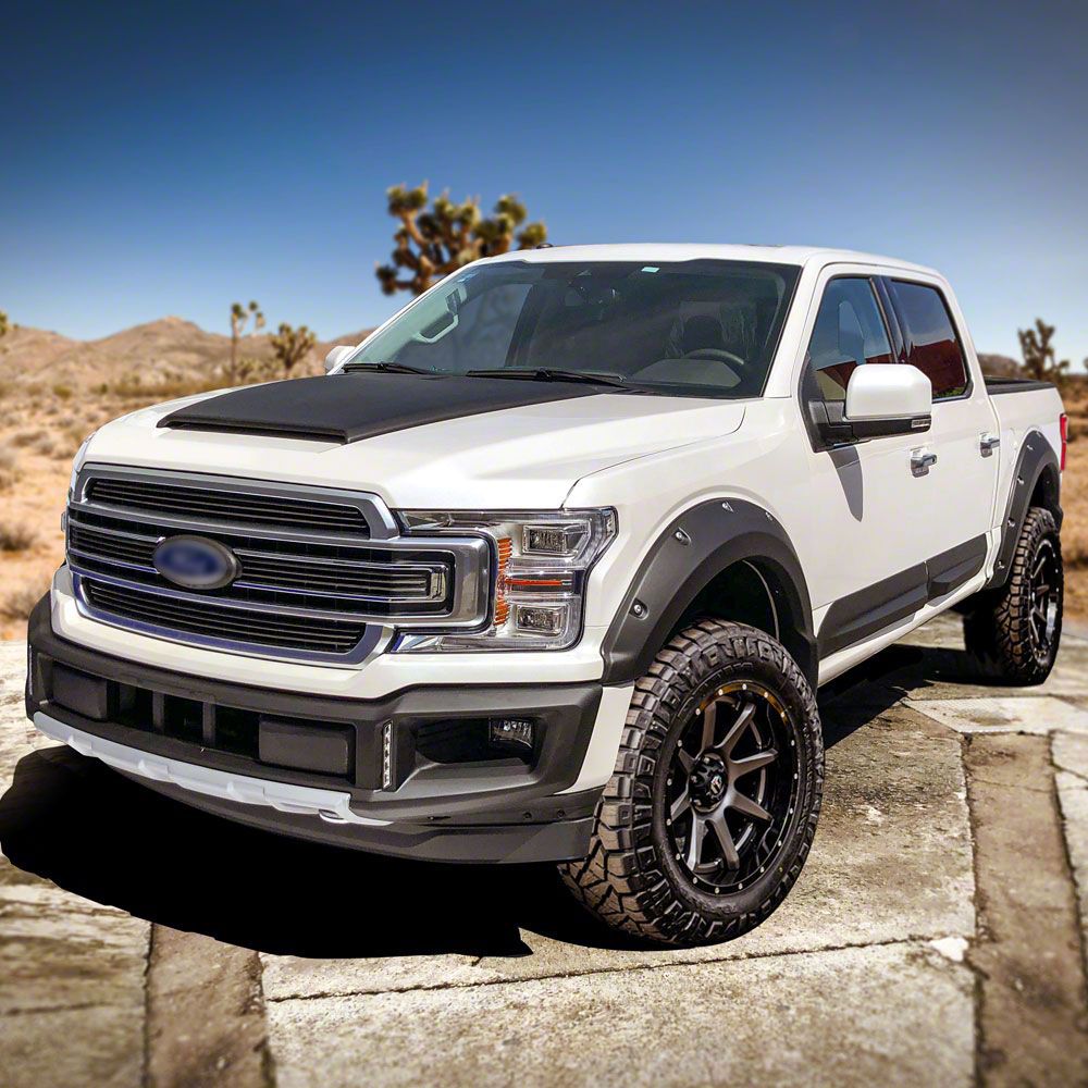 Air Design F-150 Off-Road Styling Kit with Fender Vents; Satin Black ...