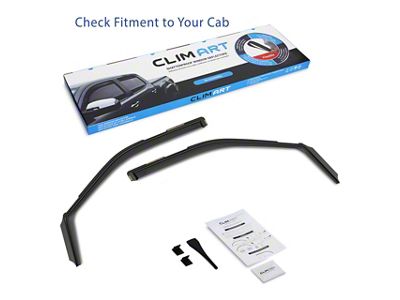 in-Channel Window Deflectors (17-23 F-250 Super Duty Regular Cab)