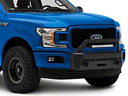 Barricade HD Stubby Front Bumper with Winch Mount and 20-Inch Single Row LED Light Bar (18-20 F-150, Excluding Raptor)