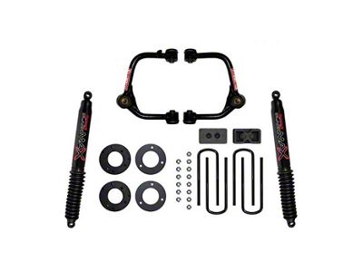 SkyJacker 3-Inch Upper A-Arm Suspension Lift Kit with Black MAX Shocks (21-23 4WD F-150 SuperCab, SuperCrew, Excluding Raptor)