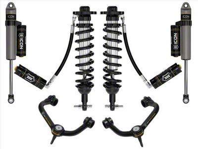 ICON Vehicle Dynamics 0 to 2.75-Inch Suspension Lift System with Tubular Upper Control Arms; Stage 4 (21-23 4WD F-150, Excluding Raptor)