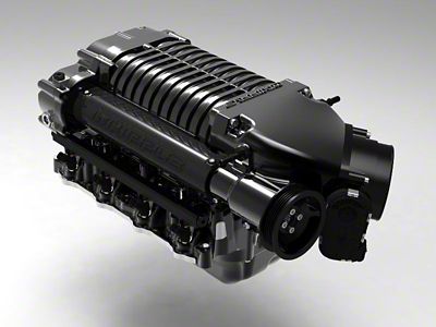 Whipple W185RF 3.0L Intercooled Supercharger Kit; Black; Stage 1 (18-20 5.0L F-150)