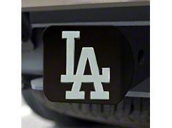 Hitch Cover with Los Angeles Dodgers Logo; Black (Universal; Some Adaptation May Be Required)
